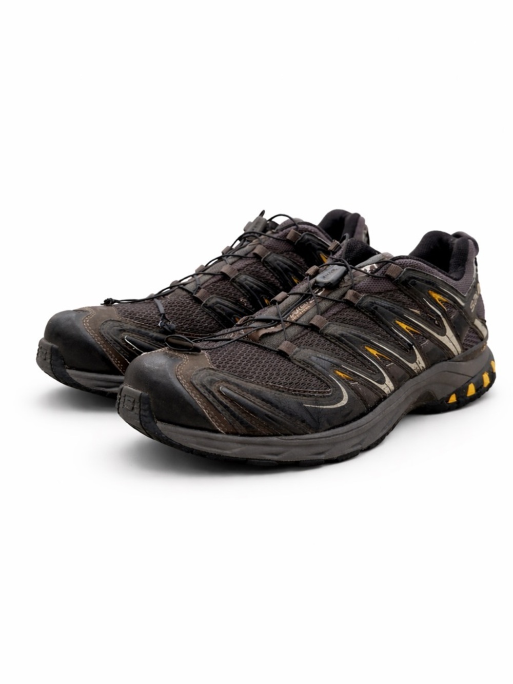Salomon XA Pro 3D Trail Running Shoes Mens Size 10 Black Contagrip Hiking - Picture 2 of 10
